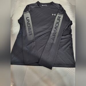Under Armour Men's Black Long Sleeve Tee, Size XL